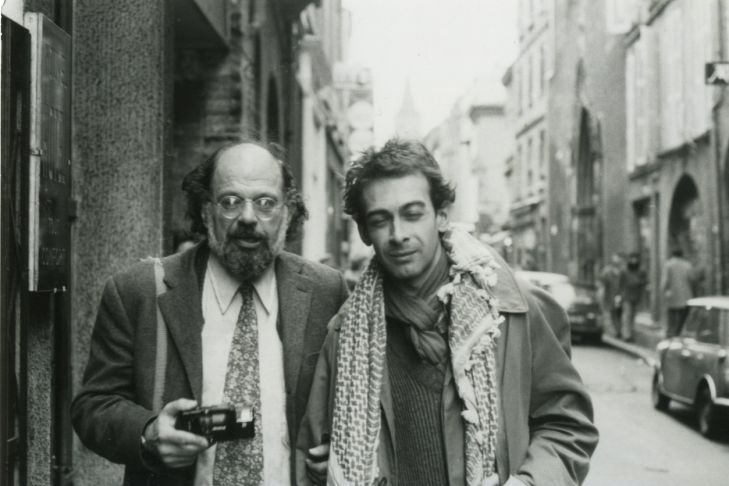1982 <br>Fait la connaissance d‘Allen Ginsberg ...<br>Photo Serge Pey 