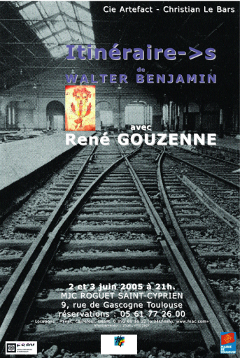 Itinéraire de Walter Benjamin en juin 2005